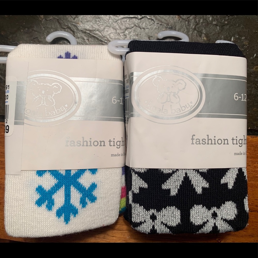 Set of 2 Koala Baby Winter Fashion Tights